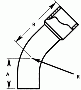 45 Elbow M-F