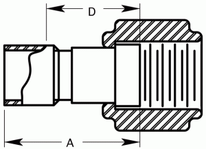 Adapter F Flare